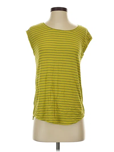 Pre-owned 14th & Union Sleeveless T-shirt In Yellow