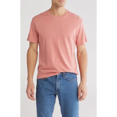 14th & Union Slub Cotton Crewneck T-shirt In Pink Desert