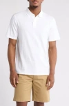 14th & Union Slub Cotton Polo In White