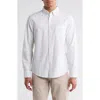 14th & Union Solid White Cotton Button-down Shirt In White