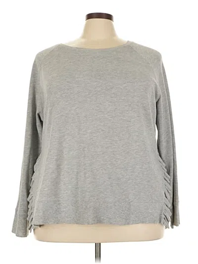 Pre-owned 14th & Union Sweatshirt In Gray