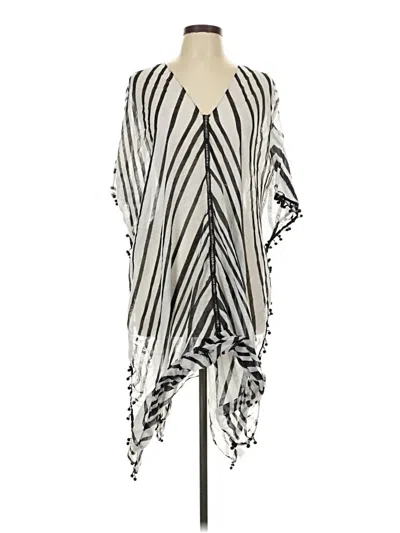 Pre-owned 14th & Union Swimsuit Cover Up In White