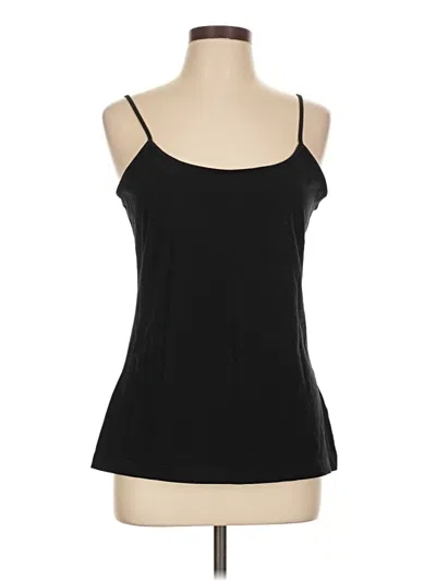 Pre-owned 14th & Union Tank Top Black Strapless Neckline Tops