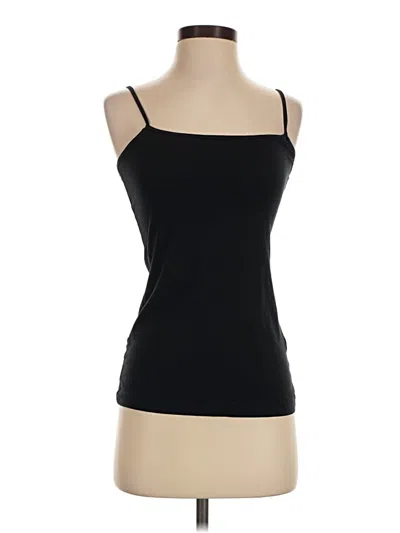 Pre-owned 14th & Union Tank Top Black Strapless Neckline Tops