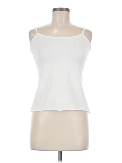 Pre-owned 14th & Union Tank Top Ivory Strapless Neckline Tops
