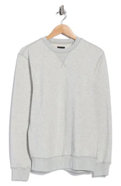 14th & Union Terry Crew Sweatshirt In Gray
