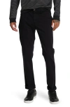 14th & Union The Wallin Stretch Twill Trim Fit Chino Pants In Black