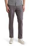 14th & Union The Wallin Stretch Twill Trim Fit Chino Pants In Grey Castlerock