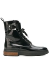 TOD'S high ankle lace up boots 