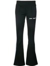 PALM ANGELS PALM ANGELS FLARED SIDE-STRIPE JOGGERS - BLACK