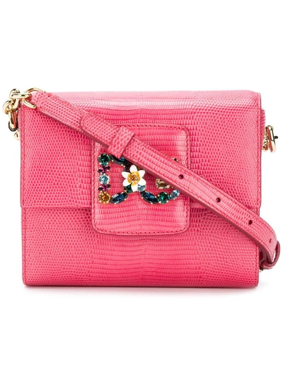 Dolce & Gabbana Dg Millennials牛皮斜挎包 In Pink