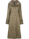 TAYLOR ZIPPED TRENCH COAT