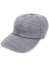 Z Zegna Techmerino™ Side Logo Jersey Baseball Cap In Grey