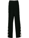 STELLA MCCARTNEY SCALLOPED LACE TRIMMED TROUSERS