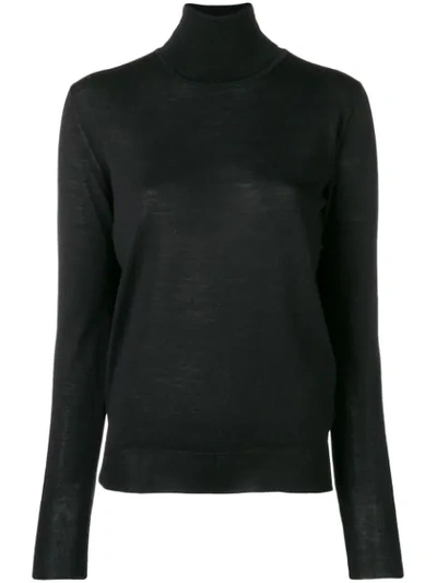 Roberto Collina Roll Neck Sweater - 黑色 In Black