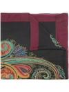 ETRO ETRO PAISLEY PRINT SCARF - PURPLE