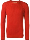 NUUR LONG-SLEEVE FITTED SWEATER