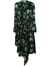 CHRISTIAN WIJNANTS CHRISTIAN WIJNANTS HIBISCUS PRINT DRESS - BLACK