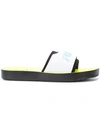 Fenty X Puma Logo Pool Slides In Yellow
