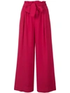 FORTE FORTE CROPPED PALAZZO PANTS