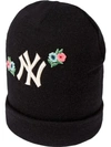 GUCCI WOOL HAT WITH NY YANKEES™ PATCH