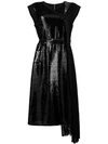 MARC JACOBS BELTED SEQUINED LACE DRESS
