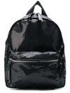 MM6 MAISON MARGIELA double pocket sequin backpack