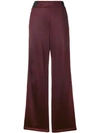 Alexander Wang T Side Button Stripe Trousers In Pink