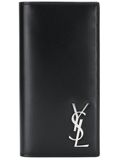 Saint Laurent Monogram Wallet In Black