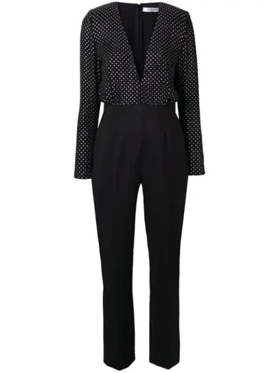 Givenchy Black Polka Dot Tailored Jumpsuit
