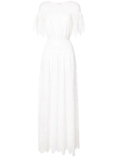 Zac Zac Posen Nanette Gown In White