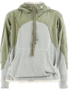 GREG LAUREN GREG LAUREN PANELLED SWEATSHIRT - GREEN