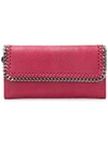 Stella Mccartney Falabella Wallet - Red In Red