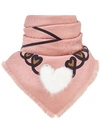 FENDI Touch Of Fur foulard scarf