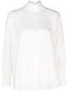 FENDI LONG-SLEEVE BLOUSE