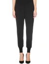 Stella Mccartney + Net Sustain Julia Stretch-cady Track Pants In Black