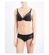 SIMONE PERELE SIMONE PERELE WOMEN'S BLACK WISH TRIANGLE PUSH-UP BRA,77788023