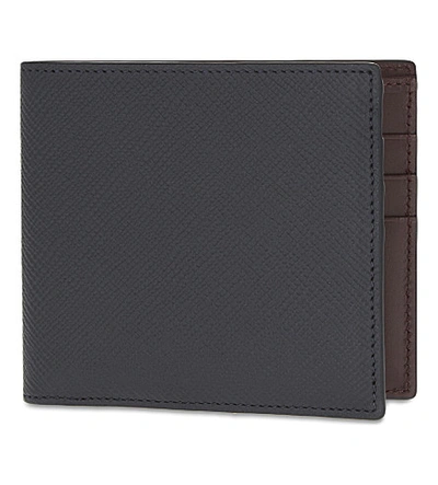 Smythson Panama Leather Card Wallet