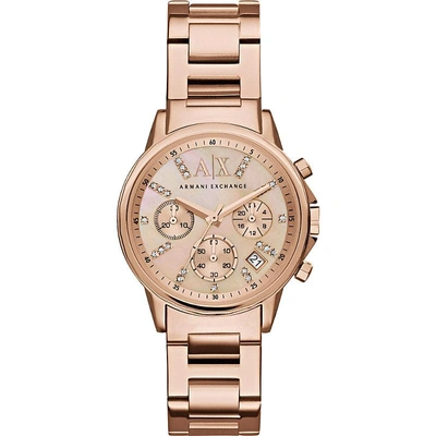 Armani Exchange Rose Gold Bracelet Watch
