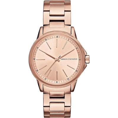 Armani Exchange Ax4347 Rose-gold Plated Stainless Steel Watch