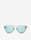 Oakley Latch Oval-frame Sunglasses In Grey