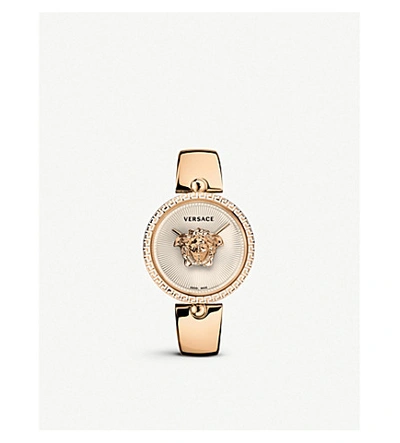 Versace 675000 Palazzo Empire Rose Gold-plated Stainless Steel Quartz Watch