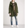 ZADIG & VOLTAIRE KARLY QUILTED SHELL PARKA COAT