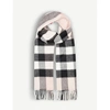 BURBERRY HALF MEGA CHECK CASHMERE SCARF