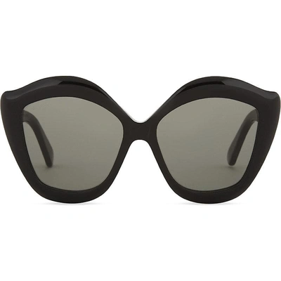 Gucci Gg0117s Cat-eye Sunglasses In Black