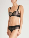 DKNY SHEERS MESH STRAPLESS BRA,218-3004372-DK4939