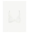 Wacoal Halo Lace Moulded Underwire Bra In Ivory