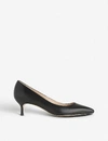 Lk Bennett Audrey Leather Courts In Bla-black