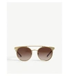 MICHAEL KORS GRAYTON ROUND-FRAME SUNGLASSES