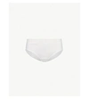 HANRO WOMENS WHITE MOMENTS MIDI BRIEFS L